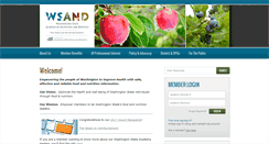 Desktop Screenshot of eatrightwashington.org